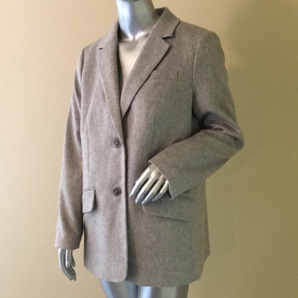 TALBOTS | Brushed Italian Wool Long Blazer - Picture 7 of 12